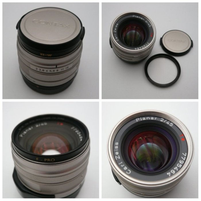 得価，最新作 ☆極上級☆CONTAX コンタックス プラナー 45mm F2 T* G