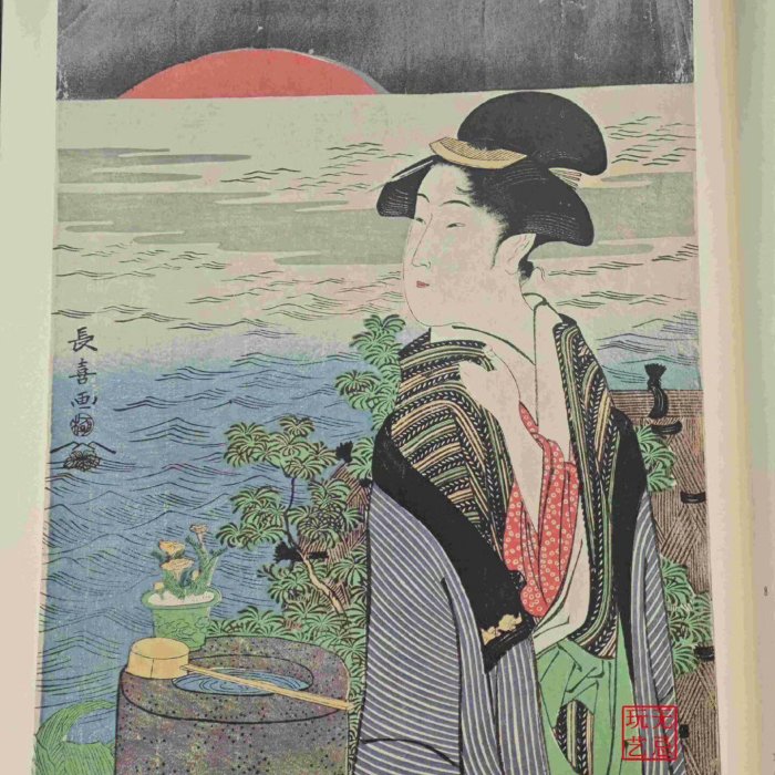 浮世繪聚花集18卷大8開浮世繪大系版畫小學館日品日本小學館70 古玩收藏