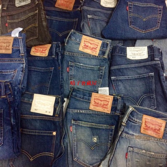 03/12進貨二手男版 Levi's LEVIS "古著過季" 牛仔褲 511 501CT 牛仔外套牛仔長褲短褲窄 直筒·晴子寶藏屋