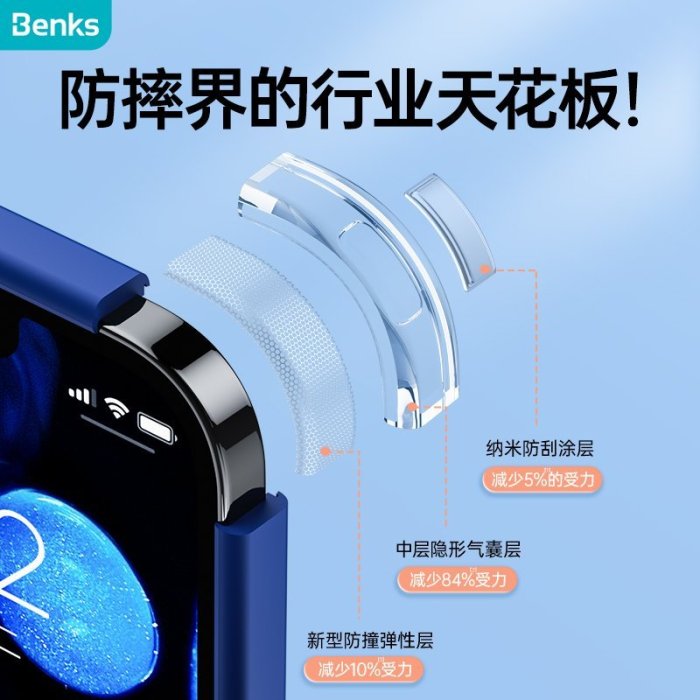 新款 熱銷Benks蘋果13手機殼iPhone13Promax手機套Pro新款mini鏡頭全包防摔透明磨砂硅ip超夯 新