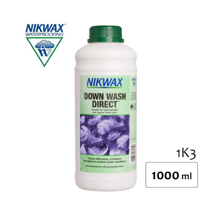 【大山野營】英國製 NIKWAX 1K3 羽絨清洗劑 機能洗滌劑 睡袋清洗劑 衣物清潔劑 洗滌 保養