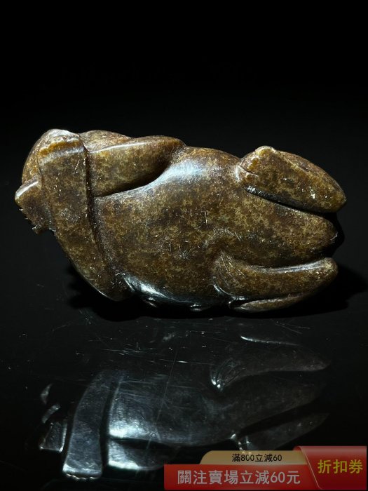 漢代高古玉瑞獸擺件和田玉材質玉質溫潤細膩密度好雕工老道瑞獸造型生動