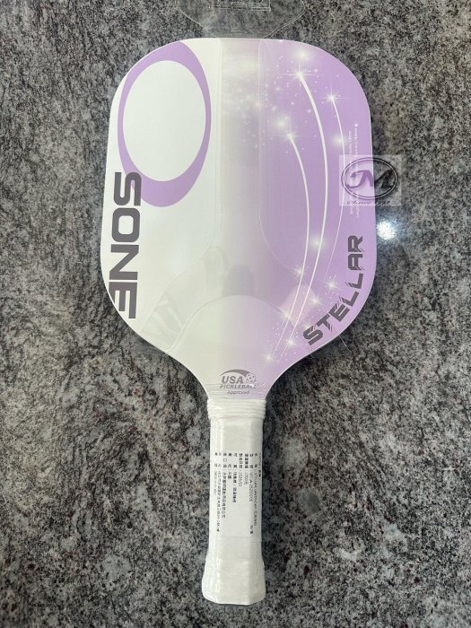 【曼森體育】OSONE STELLAR 匹克球拍 粉/紫/橘黃 200g超美 玻璃碳纖維 美國匹克球協會認證
