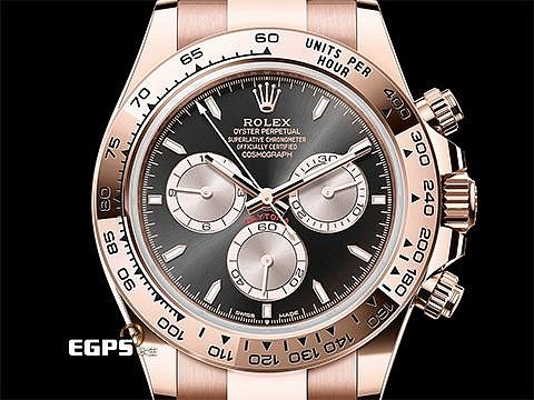 【永久流當品】ROLEX 勞力士 Cosmograph Daytona 宇宙計時型 迪通拿 126505 亮黑色搭配Sundust 日亮金計時盤 NGC8562