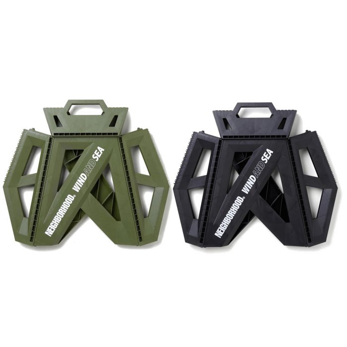 NEIGHBORHOOD - NEIGHBORHOOD NHWDS / P-STEPSTOOL  ポリプロピレ 希望商店】NEIGHBORHOOD NHWDS / P-STEPSTOOL 21SS SEA 攜帶摺疊
