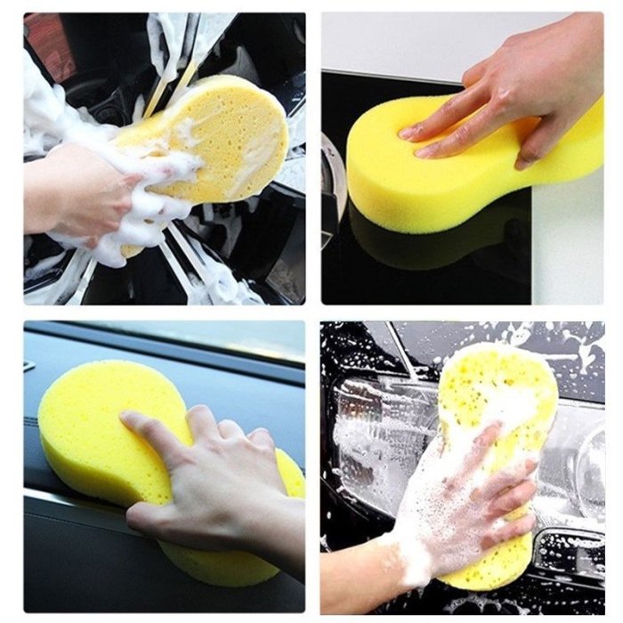 【珍愛頌】C024 超大8字 壓縮海綿 大號 洗車海綿 清潔海綿 汽車海綿 八字海綿 汽車清潔保養 浴室清潔 擦車 洗車