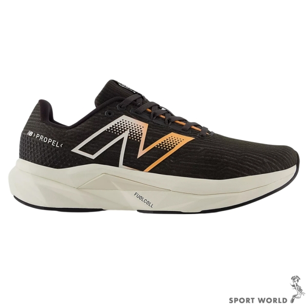 New Balance FuelCell Propel v5 慢跑鞋 男鞋 寬楦 黑橘【運動世界】MFCPRCB5-2E