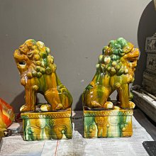 嚴選唐三彩獅子，釉色鮮艷奪目，品相完美無瑕，推薦作擺飾或珍藏
