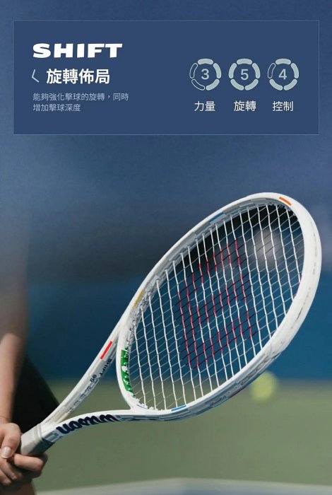 【曼森體育】Wilson SHIFT 99 US OPEN 16*20 網球拍 300g 美網限量塗裝