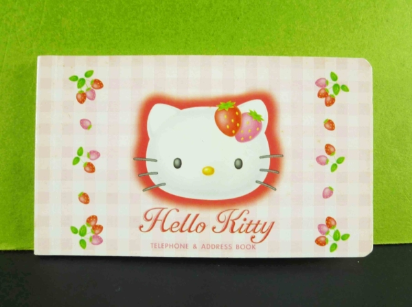 【震撼精品百貨】Hello Kitty 凱蒂貓~地址本-草莓格子