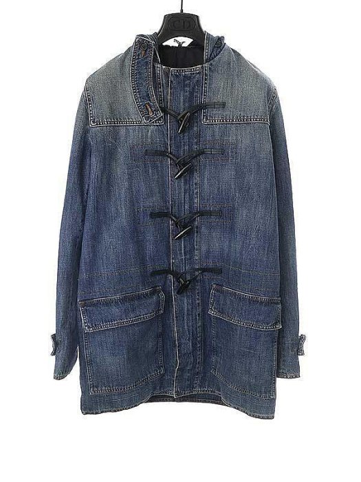 dior homme 《秀上款》軍裝短風衣牛仔造型外套