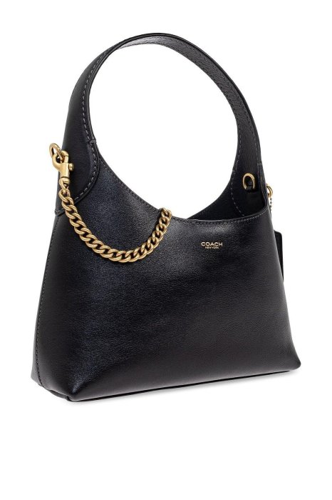 【Coach】專櫃經典款 BROOKLYN 23系列防刮皮革側背/單肩包