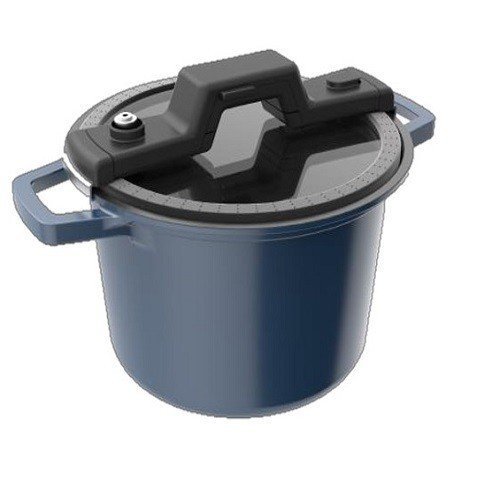 韓國Neoflam低壓悶煮鍋|Smart Cook系列|24cm|海藍色|不沾鍋壓力鍋Staub