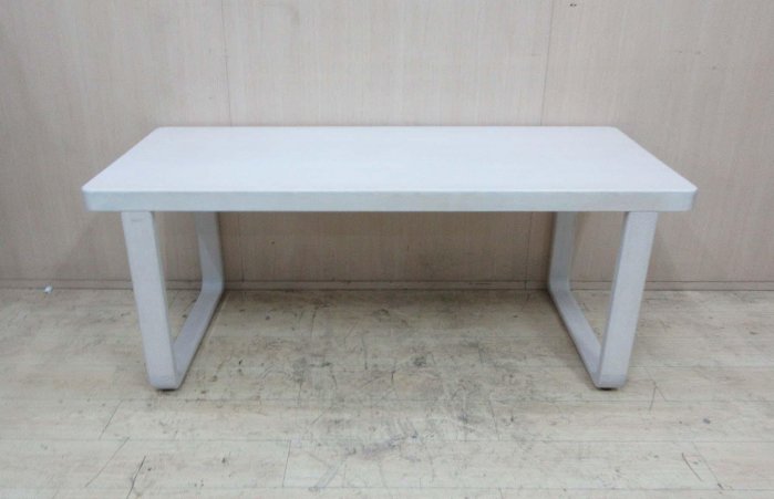 新竹二手家具◎百豐悅2手家具-二手 餐桌椅 180公分有情門白色實木餐桌 6尺餐桌 用餐桌 六人餐桌 台中二手傢俱 竹東2手傢俱