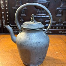 日治錫製茶壺錫壺敬茶壺老台灣。日據日治日本時代茶道具茶具古道具惜福