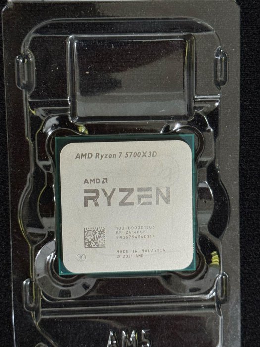 AMD Ryzen7 5700x3d 3.0ghz 處理器散片cpu r7 5700x3d 8核16緒 am4 2024年生產