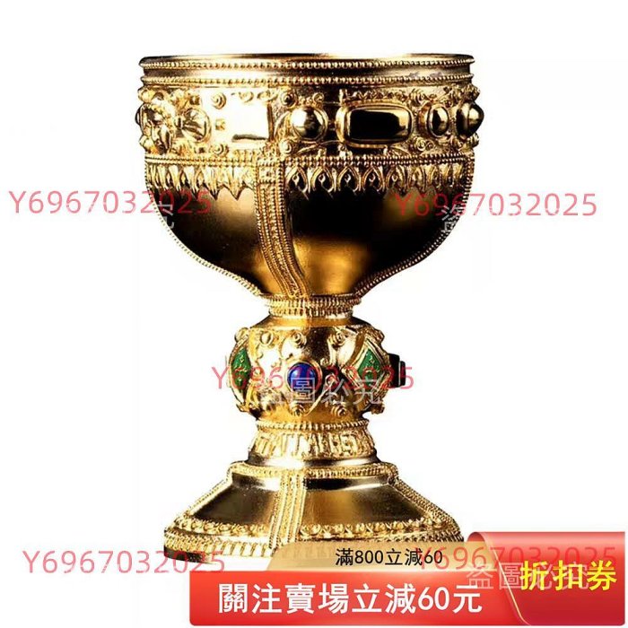 薩摩亞2025年圣杯鑲嵌寶石琺瑯3D立體異形鍍金5盎司銀幣藏品信息如下
