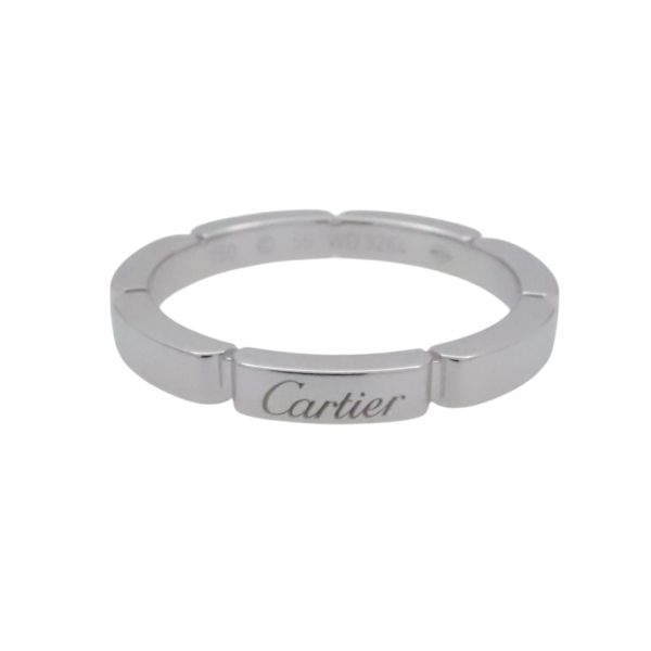 Cartier 卡地亞 18K白金 Maillon Panthere 戒指 56 B4083556 【二手名牌BRAND OFF】