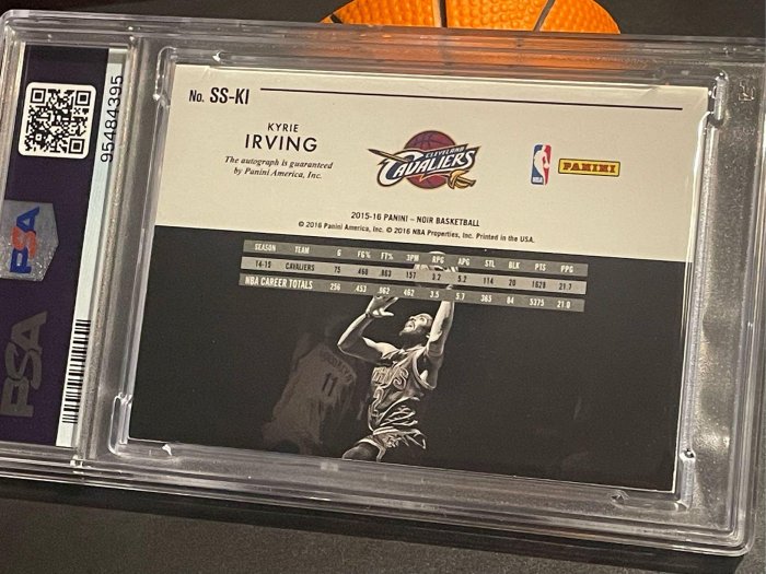 sh｝2015 PANINI NOIR 歐文KYRIE IRVING SPOTLIGHT 聚光燈psa