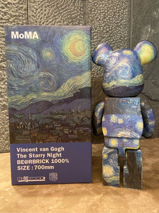 特賣大降價BE@RBRICK 1000% 梵谷星夜Van Gogh The starry Night