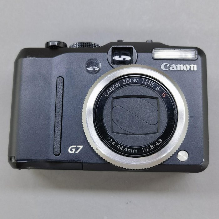 佳能PowerShot G7數碼相機，經典黑款，1000萬像素大底CCD，功能完備未