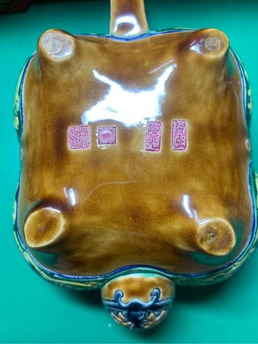 雄獅交趾陶茶壼，智盧陶光林智信大師作品俗俗賣！ | Yahoo拍賣