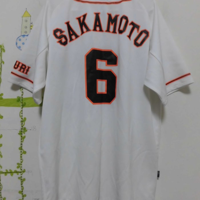 衣市藍~adidas GIANTS SAKAMOTO 6號舊金山巨人隊坂本勇人球衣(M-L