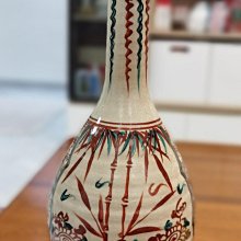 嚴選日本江戶時期青木木米初代作品，200年古董花瓶，底部手寫“木米造