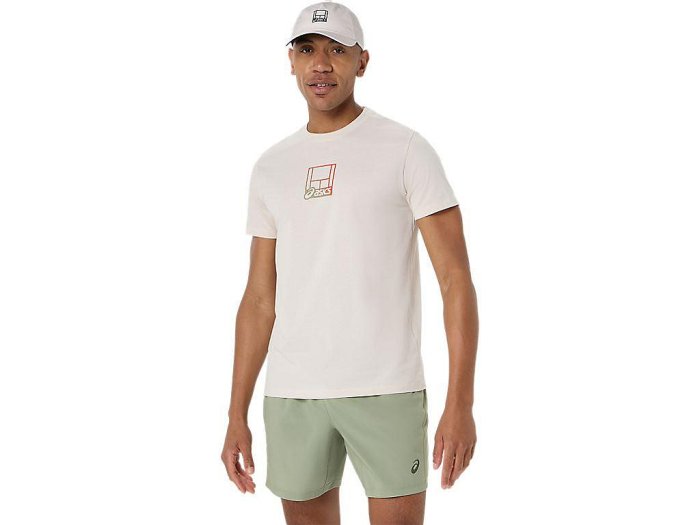 【曼森體育】ASICS 亞瑟士 短袖上衣 男款 2色 海外版 網球上衣 2041A355-250/402