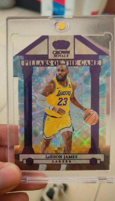 限量25 23-24 Lebron James PANINI  CROWN ROYALE NBA歷史得分王 湖人詹皇