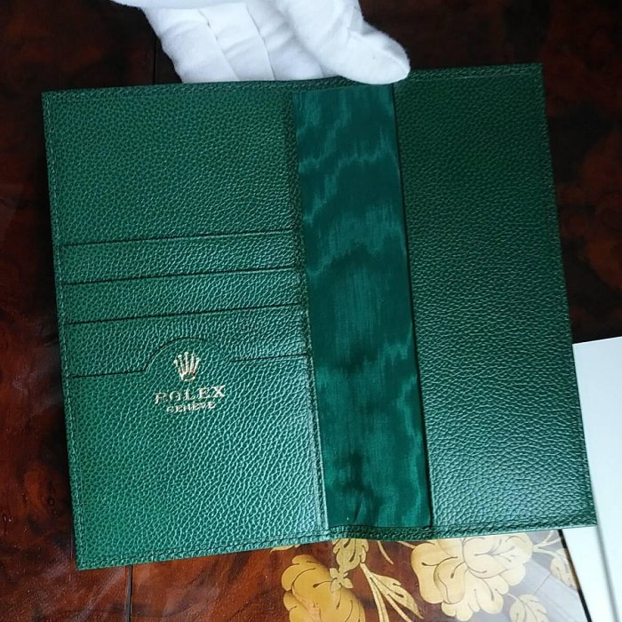 ROLEX 勞力士 18238 118238 118239 配件 原廠記事本皮夾 信用卡夾 長夾 可平放下千元鈔