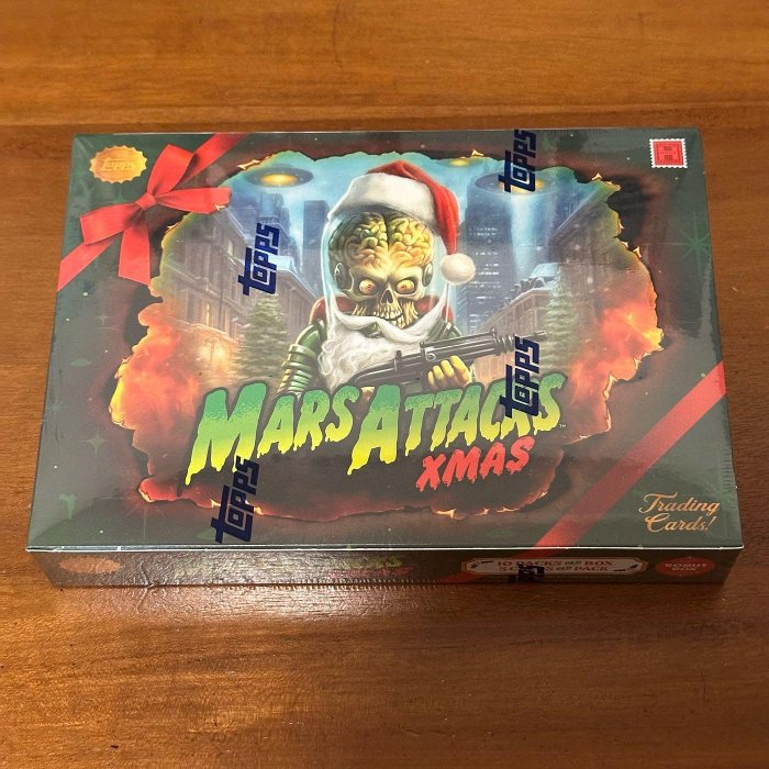 [現貨] 2026 Topps Mars Attacks Christmas Hobby Box 全新未拆一盒 抽稀有簽名 物料 切割特卡 SSP 限量 1/1