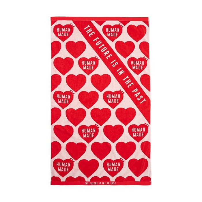日貨代購CITY】2024SS HUMAN MADE BLANKET TOWEL 愛心毛巾滿版海灘巾