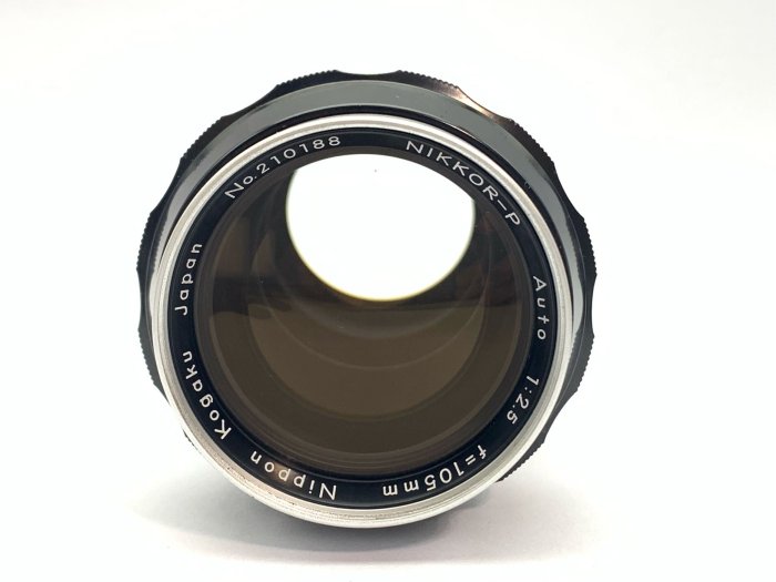 尼康Nikon AI NIKKOR-P 105mm F2.5 人像鏡阿富汗少女銘鏡白嘴老鏡改AI