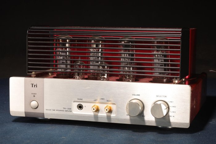 TRIODE Tri EL34 真空管2本 10/1結標日本TRIODE TRV-35SE EL34真空管綜合擴大機附原箱AEI0896