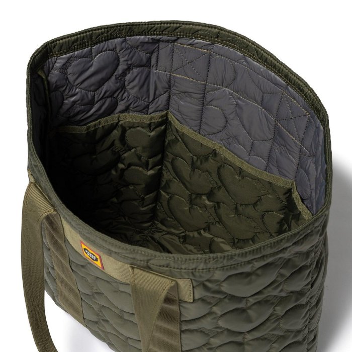 HUMAN MADE 2023FW HEART QUILTING SHOULDER BAG OLIVEDRAB ヒューマン 