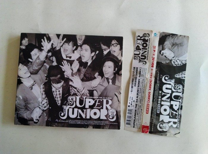 鳳姐嚴選二手唱片】SUPER JUNIOR / THE 3RD ALBUM：SORRY, SORRY B版