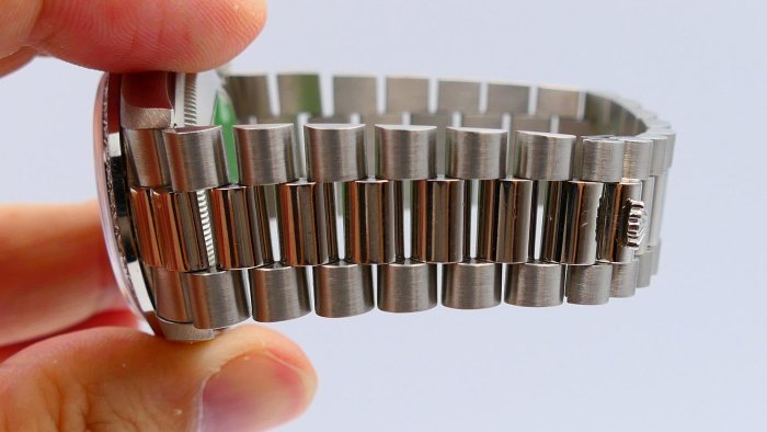 【美好時光】收藏近新品盒單全!勞力士ROLEX頂級鉑金款18346搭配罕見藍寶石淚滴鑽!( 18239 118239參考)