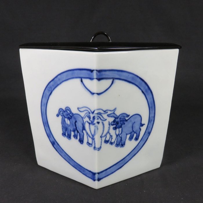 水指 角 ひし形 菱型 染付水指 道光年製 茶道具 茶の湯 水指角形菱形染付水指道光年製茶道具茶之湯| Yahoo拍賣