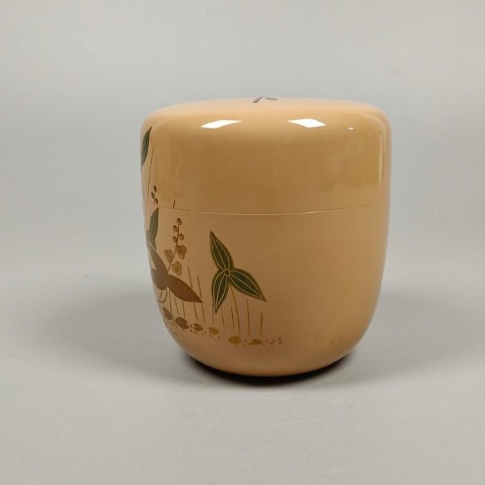嚴選昭和時期「金蒔繪鉗螺鈿」茶棗，日本回流貴族用器，天然大漆髹漆