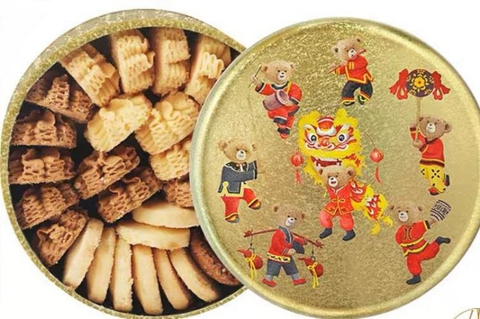 ＊日式雜貨館＊ 香港限定 珍妮曲奇小熊餅乾 jenny bakery香港必買伴手禮 2026最新包裝 金光閃閃系列 小熊餅乾