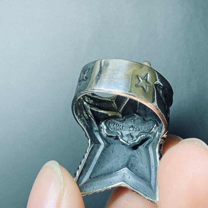 手工製作復刻Cody Sanderson Depp Star Ring 925純銀戒指| Yahoo拍賣