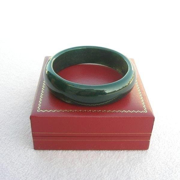 【歡喜心珠寶】【天然海草玉手鐲】玉鐲圍18.3圍手環「附保証書」海草玉為加強親和力與魅力之最佳寶石「專櫃精品」超低價售出