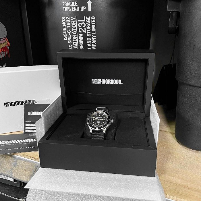 希望商店】NEIGHBORHOOD NH ORIGINAL WATCH TYPE-1 23AW 不鏽鋼自動上