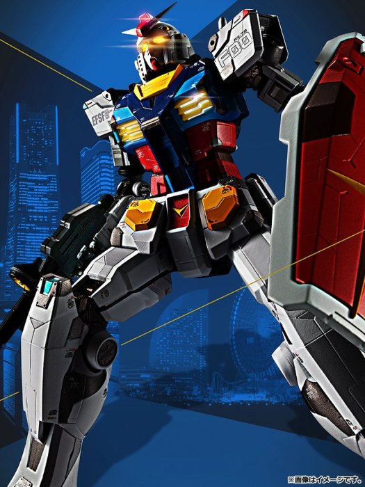 超合金　GUNDAM ‐Night illuminated ver.- 超合金 超合金×GUNDAM FACTORY YOKOHAMA RX-78F00 GUNDAM ‐Night