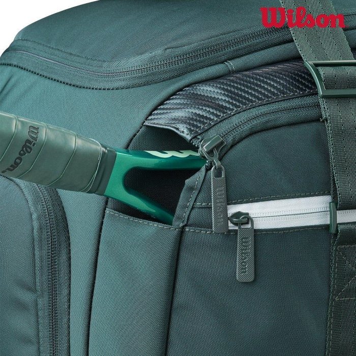 【曼森體育】Wilson BLADE V10 SMALL DUFFEL 綠色 圓筒包 可裝2支球拍 2026新款