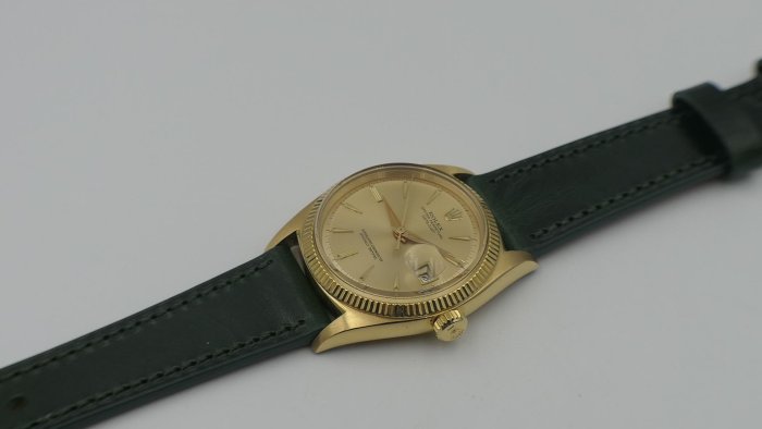 【美好時光】深綠皮帶超對味，最襯ROLEX的錶帶！20mm收16mm ROLEX男錶用皮錶帶 1601 1803 16234 18238