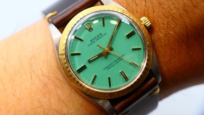 【美好時光】ROLEX勞力士少見型號1038自動上鏈半金款OP 1570機芯 ( 5500 1601 1500等參考）