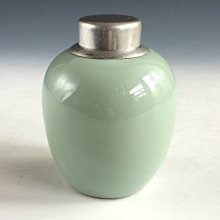 松果坊】 日本煎茶道具青磁錫口錫蓋茶心壺茶入茶葉罐s264b | Yahoo拍賣