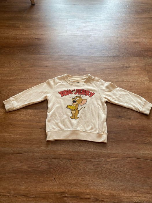 二手7成新-lativ 長袖上衣 TOM&JERRY 3歲 男童長袖上衣 薄長袖 純棉 男童上衣 男童裝 男童衣服 春秋
